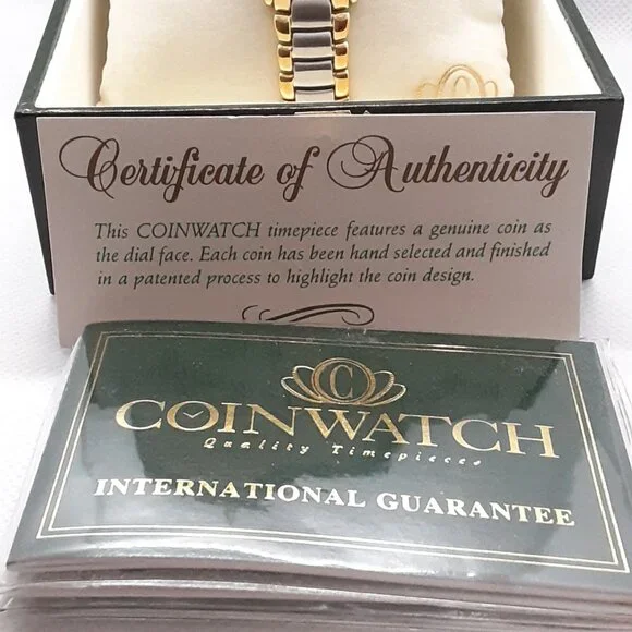 NEW With Tags Authentic Ladies Mercury Dime Coinwatch - Picture 8 of 9